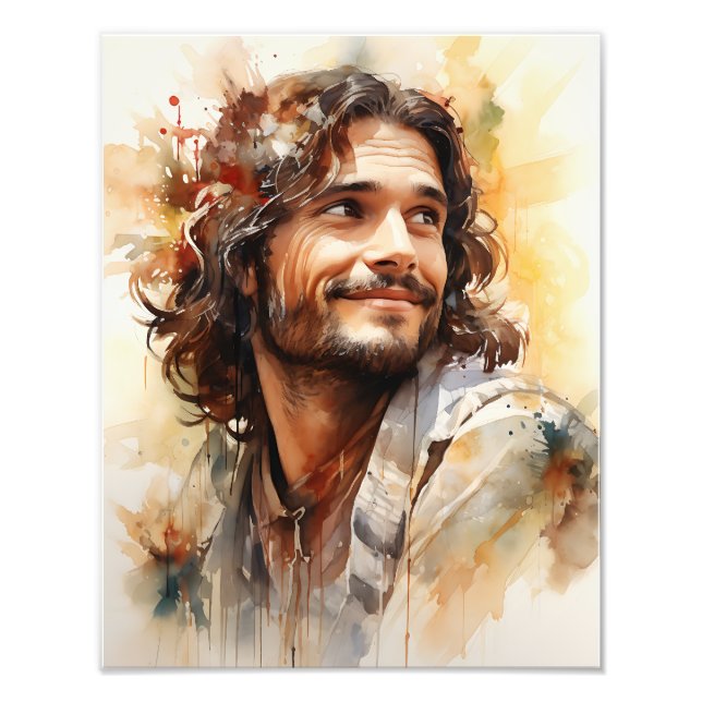 Jesus Smiling Photo (Front)