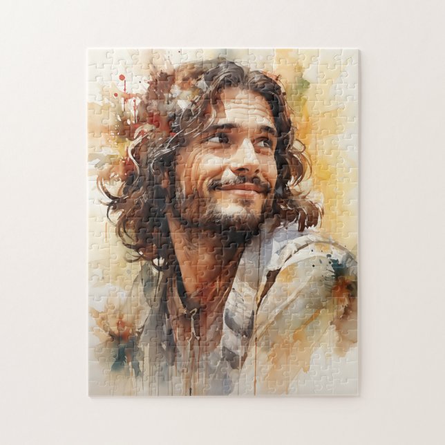 Jesus Smiling Puzzle (Vertical)