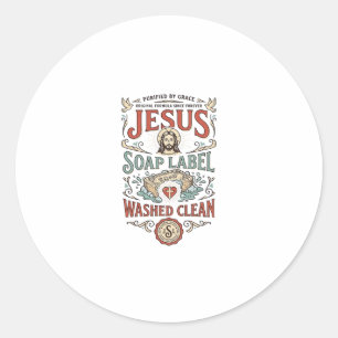 Jesus Soap Label Washed Clean Jesus Soap Washed Cl