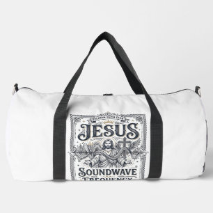 Jesus Soundwave Frequency Jesus Soundwave Frequenc Duffle Bag