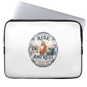 Jesus Sourdough Bread Community Shirt Faith Based Laptop Sleeve