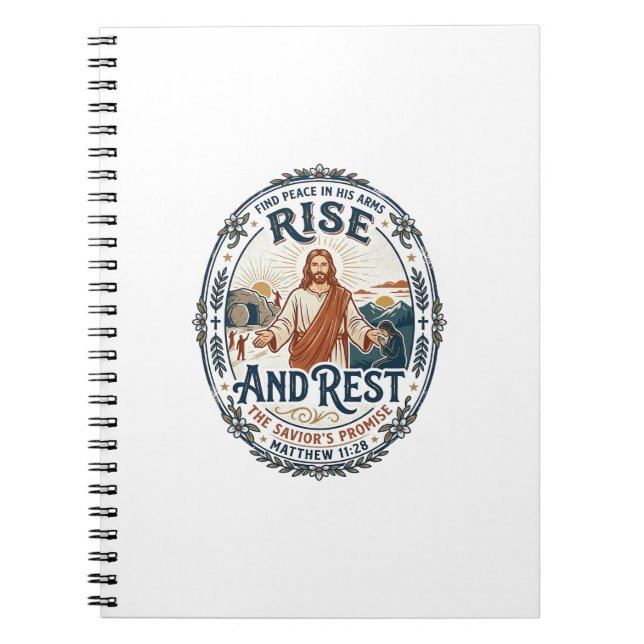 Jesus Sourdough Bread Community Shirt Faith Based  Notebook (Front)