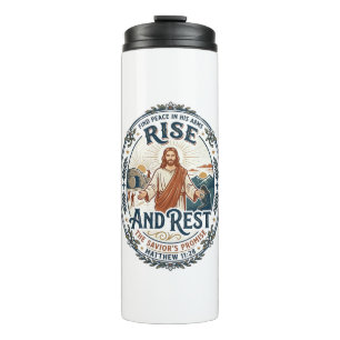 Jesus Sourdough Bread Community Shirt Faith Based Thermal Tumbler