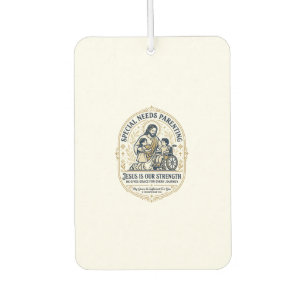 Jesus Special Needs Parenting Shirt Faith Based De Air Freshener