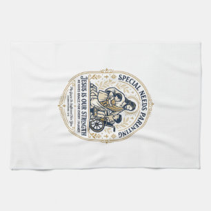 Jesus Special Needs Parenting Shirt Faith Based De Kitchen Towel