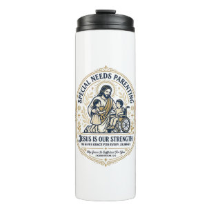 Jesus Special Needs Parenting Shirt Faith Based De Thermal Tumbler