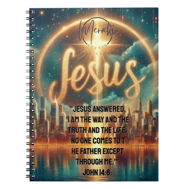 Jesus Spiral Photo Notebook (Front)