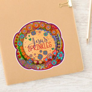 Jesus Sprinkles Colourful Floral Inspirivity