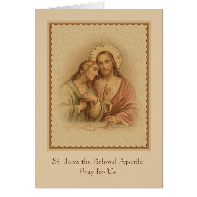 Jesus & St. John the Apostle Prayer (Front)