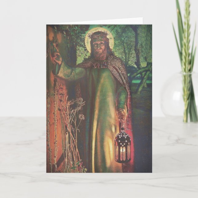 Jesus Stands at the Door and Knocks Card (Front)