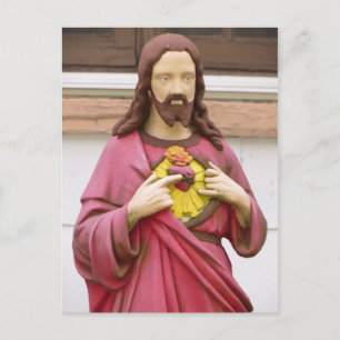 Jesus Statue Postcard