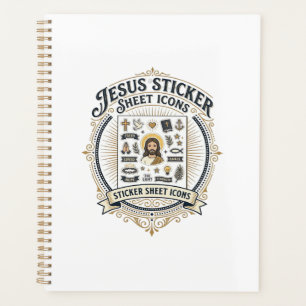 Jesus Sticker Sheet Icons Jesus Sticker Sheet Icon Planner