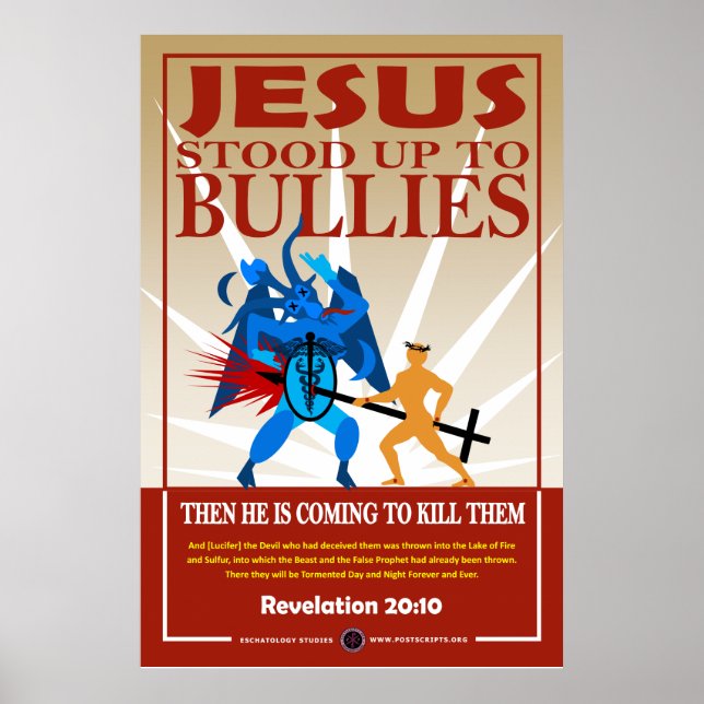 Jesus Stood_Up to Bullies Poster (Front)