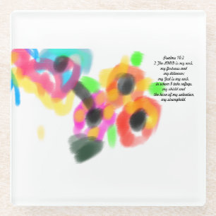 Jesus stronghold  glass coaster