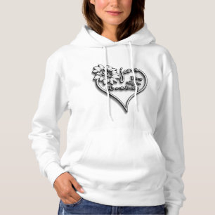 Jesus, Sunflower, and Cross Graphic Print Crop Hoodie