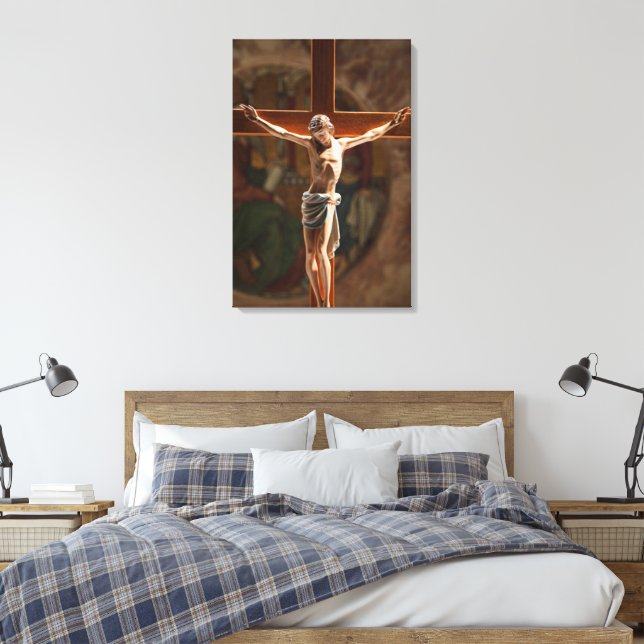 Jésus sur la croix Toile enveloppée (Insitu(Chambre))
