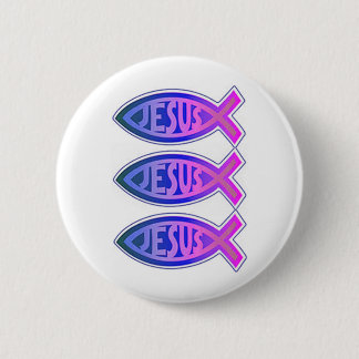 Jesus Symbol 2 Inch Round Button