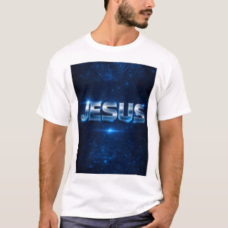 JÉSUS – T-Shirt Cosmic Metallic Glow
