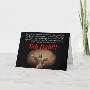 Jesus.  Tah Dah!!!  Christmas Holiday Card
