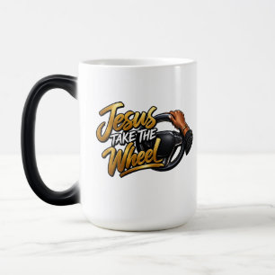 Jesus take the wheel magic mug