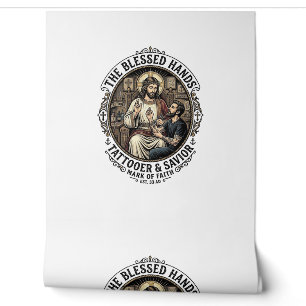 Jesus Tattoo Artist Studio T-Shirt Inspirational F Wallpaper