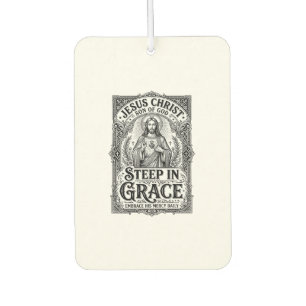 Jesus Tea Lover Graphic Tee Christian Air Freshener