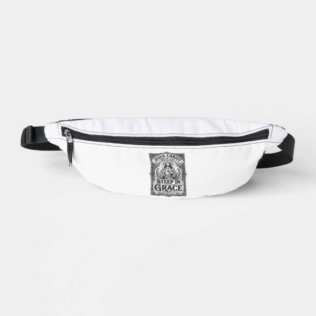 Jesus Tea Lover Graphic Tee Christian Fanny Pack (Front)