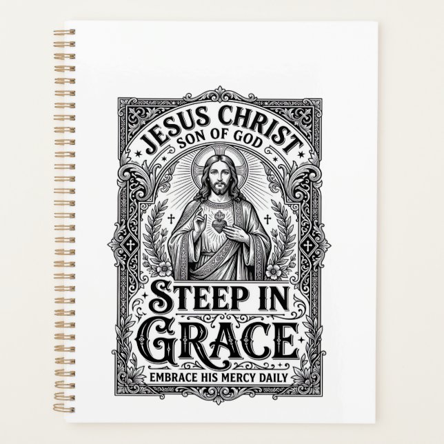 Jesus Tea Lover Graphic Tee Christian Planner (Front)