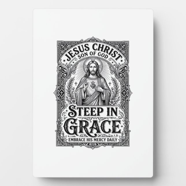 Jesus Tea Lover Graphic Tee Christian Plaque (Front)