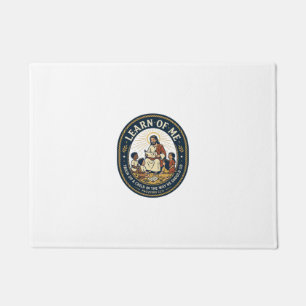 Jesus Teacher Assistant School Support Staff T-Shi Doormat
