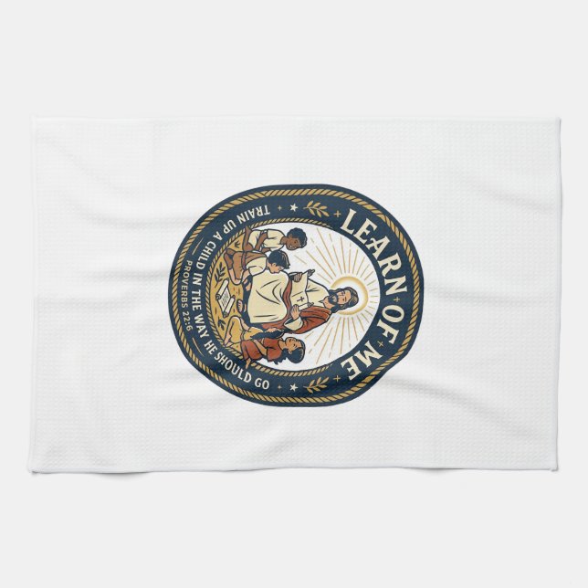 Jesus Teacher Assistant School Support Staff T-Shi Kitchen Towel (Horizontal)