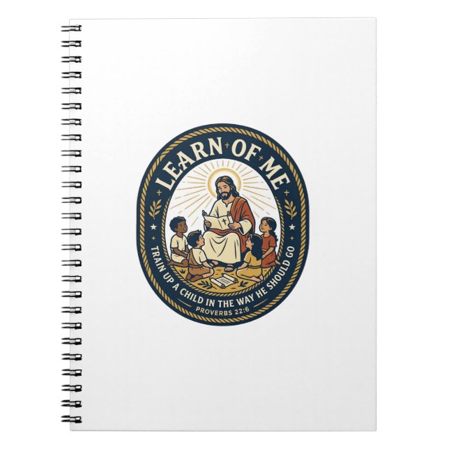 Jesus Teacher Assistant School Support Staff T-Shi Notebook (Front)