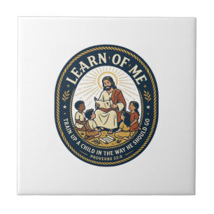 Jesus Teacher Assistant School Support Staff T-Shi Tile