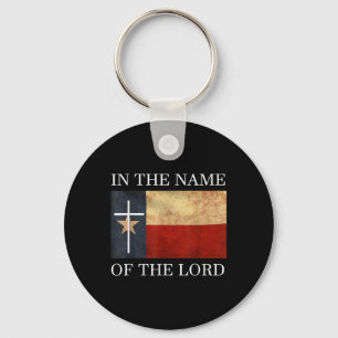 Jesus Texas Christian  Keychain