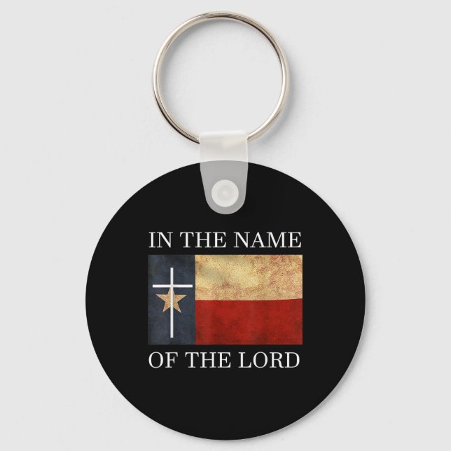Jesus Texas Christian  Keychain (Front)