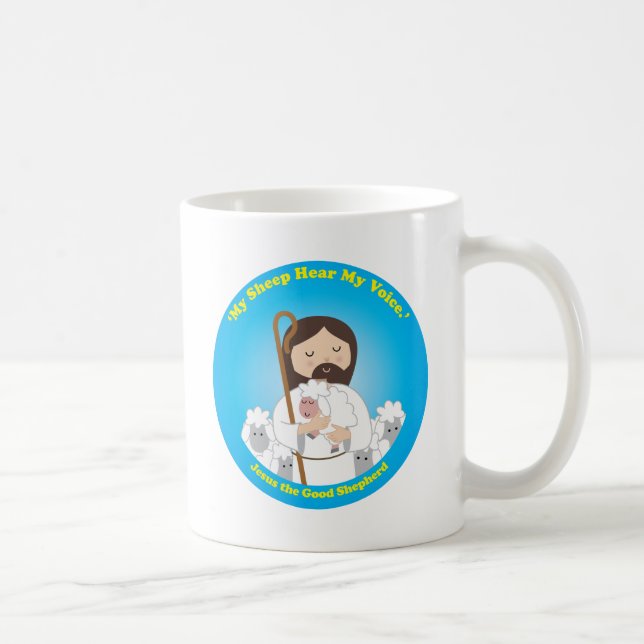 Jesus the Good Shepherd Coffee Mug (Right)
