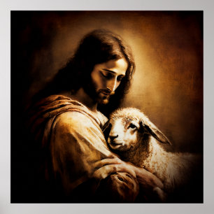 Jesus ~ The Good Shepherd ~ Psalm 23 ~  Poster