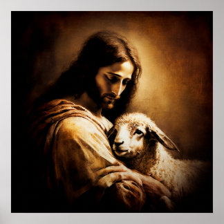 Jesus ~ The Good Shepherd ~ Psalm 23 ~  Poster