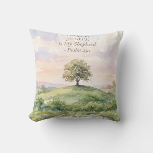Jesus the Good Shepherd Throw Pillow