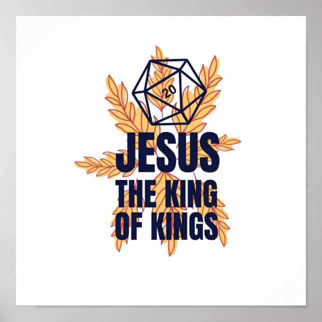 Jesus the king of kings poster (Front)