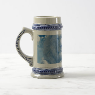 JESUS THE LAMB AND JESUS THE LION BEER STEIN