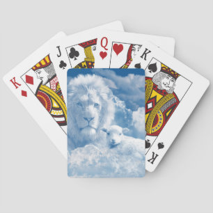 JESUS THE LAMB AND JESUS THE LION PLAYING CARDS