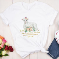 Jesus, the Lamb of God Customizable T-Shirt