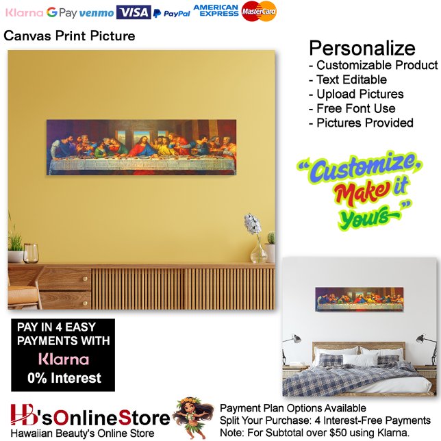 Jesus The Last Supper Canvas Print Picture (Jesus The Last Supper Twelve Apostles Canvas Print Picture.)