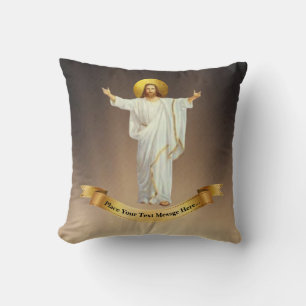 JESUS The Lord's Prayer Personalized Gift Throw Pillow