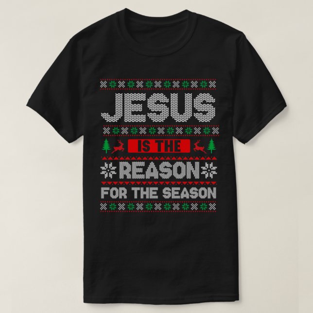 Jesus The Reason For The Season (5) T-Shirt (Design Front)