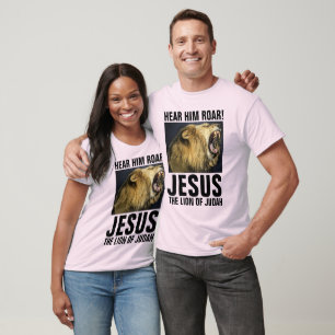 JESUS THE ROARING LION OF JUDAH, T-SHIRTS