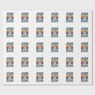 Jesus The Ultimate Deadlifter Vintage Gym Shirt_1 Wrapping Paper