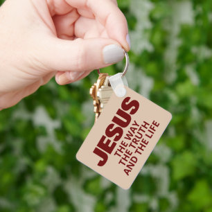 JESUS THE WAY THE TRUTH AND THE LIFE KEYCHAIN
