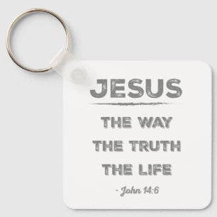 Jesus: the Way, the Truth, the Life Keychain